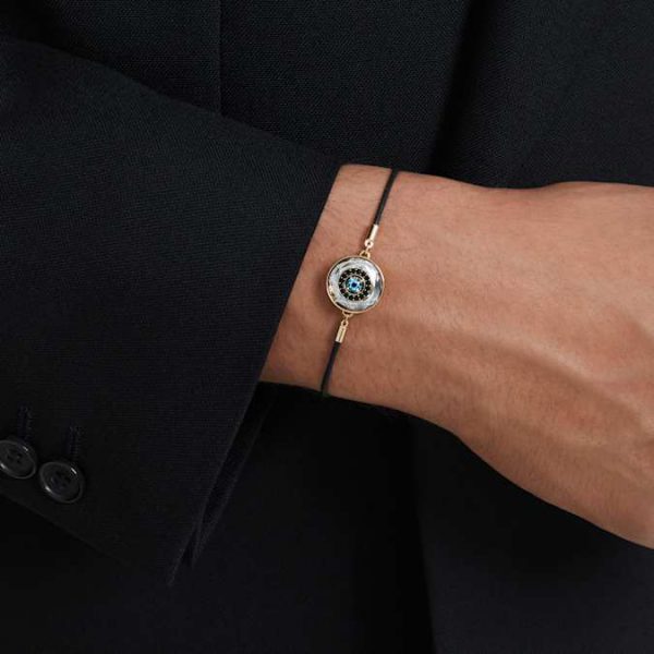 Symbolica bracelet Evil eye, Multicolored, Gold-tone plated - Image 6