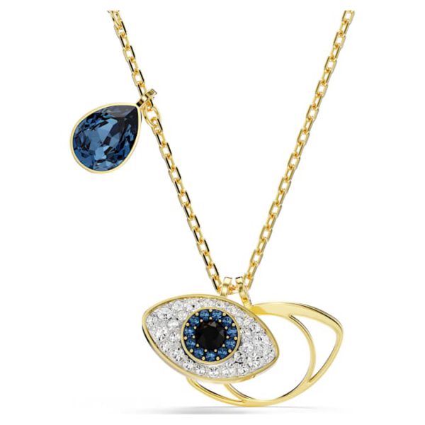 Symbolica pendant Evil eye, Blue, Gold-tone plated - Image 2
