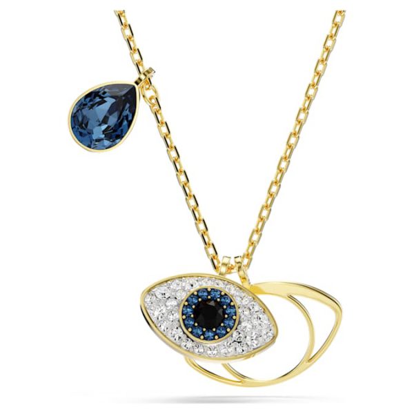 Symbolica pendant Evil eye, Blue, Gold-tone plated - Image 6
