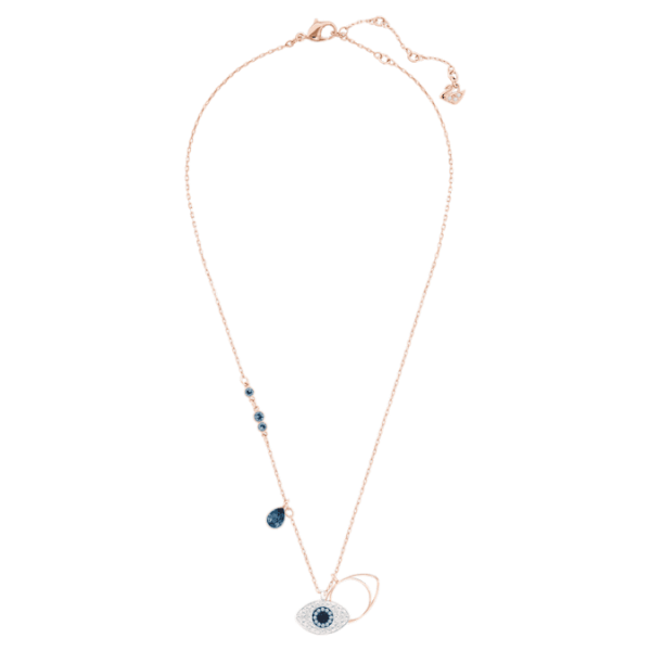 Symbolica pendant Evil eye, Blue, Mixed metal finish - Image 3