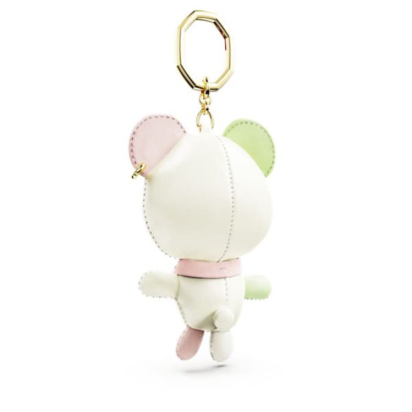 Teddy bag charm Bear, Multicolored, Gold-tone plated - Image 6