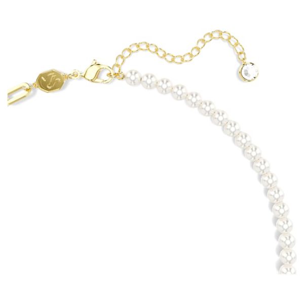 Teddy pendant Crystal pearl, Bear, Multicolored, Gold-tone plated - Image 4