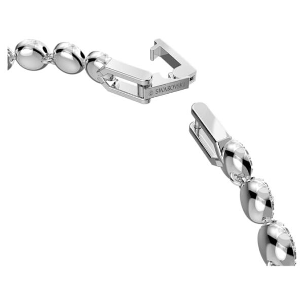 Una Angelic bracelet Round cut, Small, White, Rhodium plated - Image 4