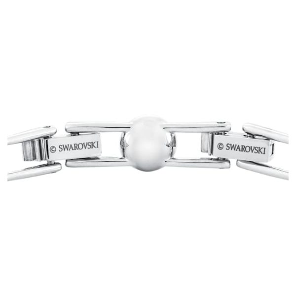 Una Angelic bracelet Round cut, Small, White, Rhodium plated - Image 5