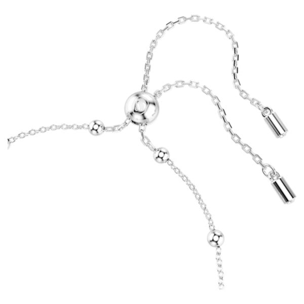 Una Angelic bracelet Round cut, White, Rhodium plated - Image 4