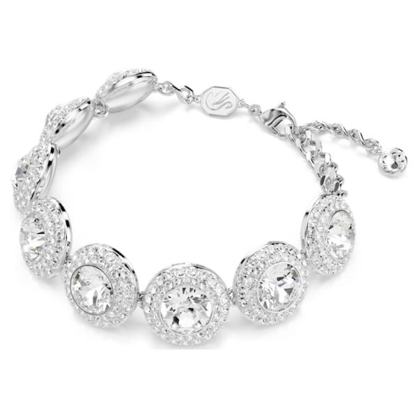 Una Angelic bracelet White, Rhodium plated - Image 3