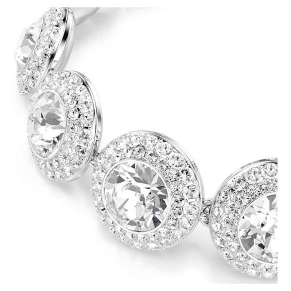 Una Angelic bracelet White, Rhodium plated - Image 5