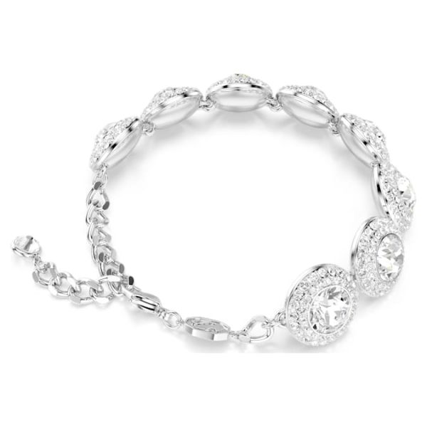 Una Angelic bracelet White, Rhodium plated - Image 6