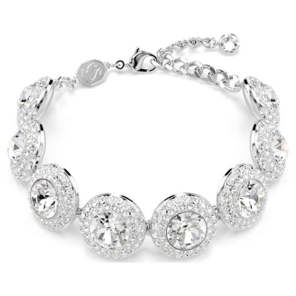 Una Angelic bracelet White, Rhodium plated - Image 8