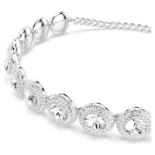 Una Angelic choker White, Rhodium plated - Image 5