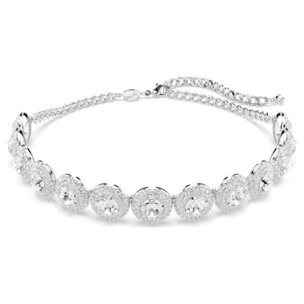 Una Angelic choker White, Rhodium plated - Image 8