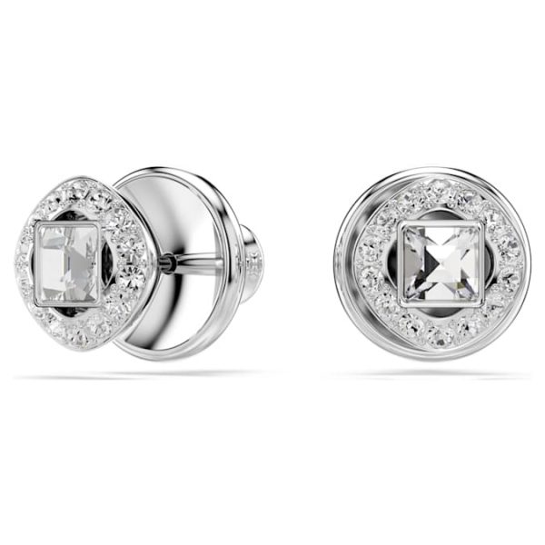 Una Angelic set Round cut, White, Rhodium plated - Image 6