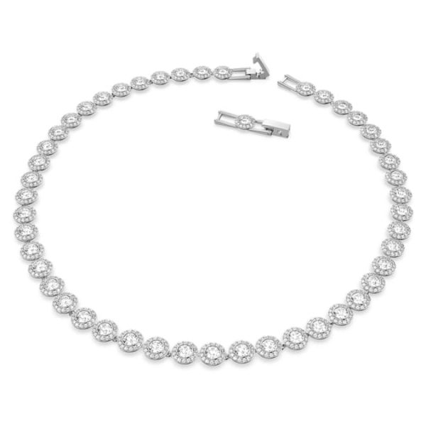 Una Angelic set Set (3), Round cut, White, Rhodium plated - Image 3