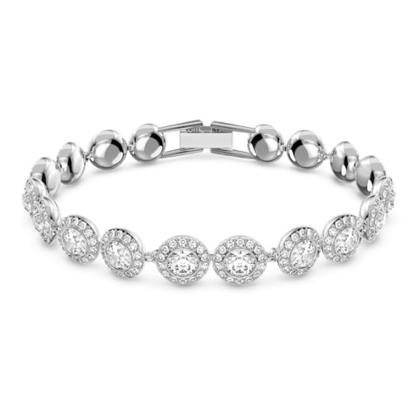 Una Angelic set Set (3), Round cut, White, Rhodium plated - Image 5