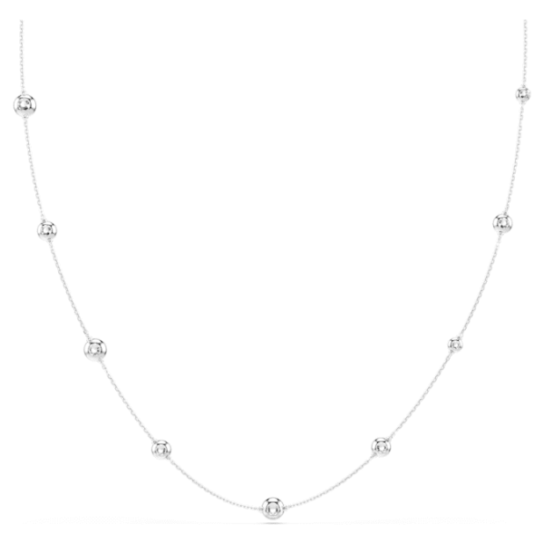 Una Angelic strandage Round cut, White, Rhodium plated - Image 7