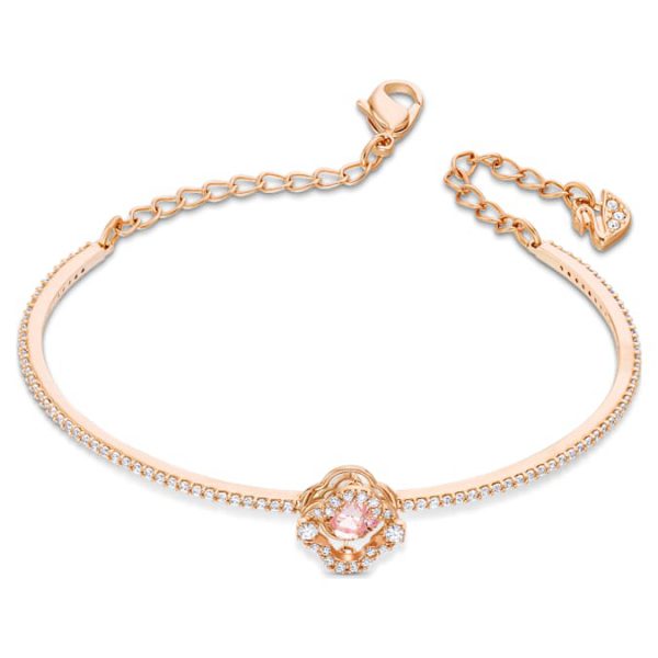 Una bangle Clover, Pink, Rose gold-tone plated - Image 3
