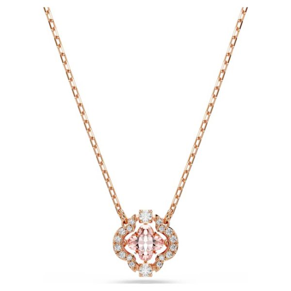 Una necklace Clover, Pink, Rose gold-tone plated - Image 2