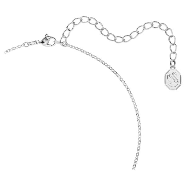 Una necklace Octagon cut, Blue, Rhodium plated - Image 4