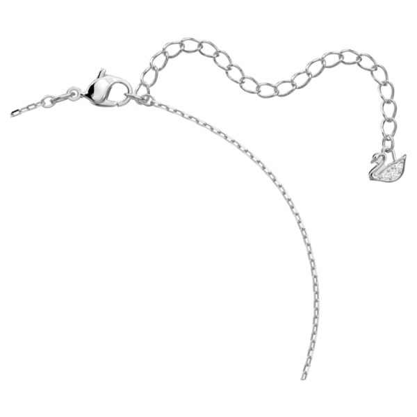Una set Round cut, Blue, Rhodium plated - Image 4