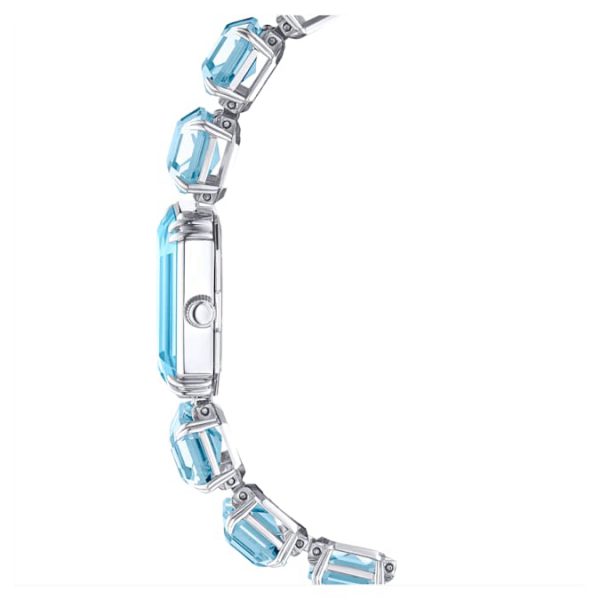 Watch Octagon cut bracelet, Blue, Stainless steel - Image 8