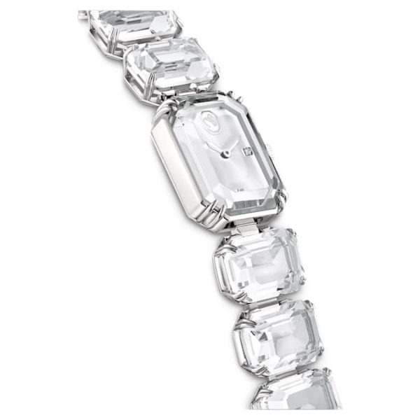 Watch Octagon cut bracelet, White, Stainless steel - Image 6