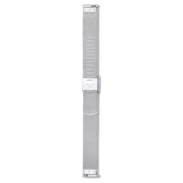 Watch strap 13 mm (0.51") width, Metal, Silver tone, Stainless Steel - Image 2