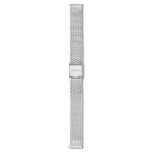 Watch strap 13 mm (0.51") width, Metal, Silver tone, Stainless Steel